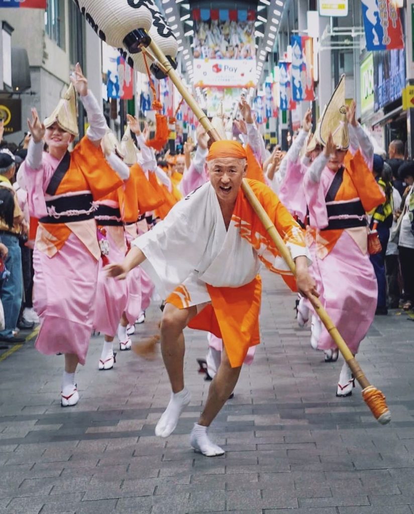 Dancing into the weekend like  @barrett.ish snapped this at August's Koenji Awa ...