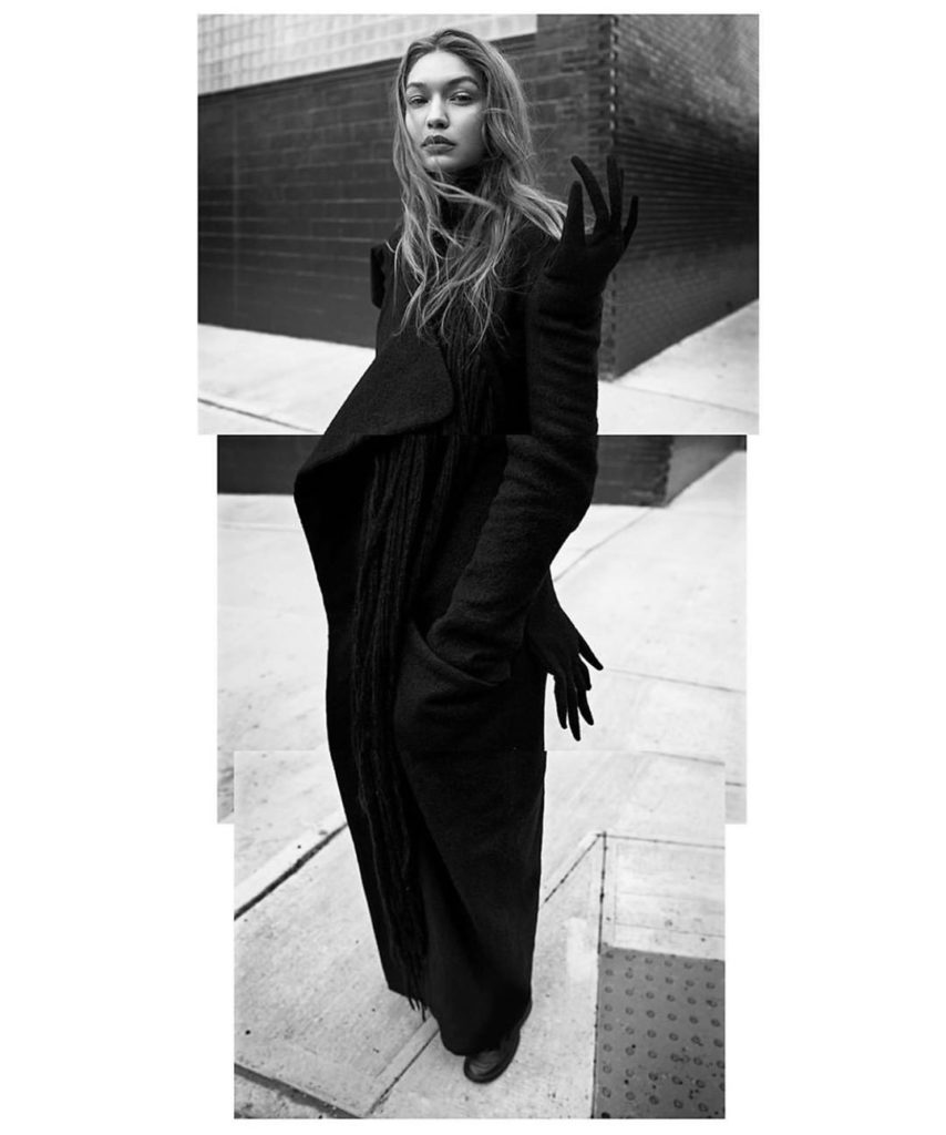 Yohji Yamamoto AW19 in the new issue of @selfservicemagazine. 
@gigihadid by @ma...
