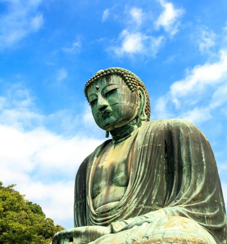 Visit Japan: The serene Great Buddha at Kotokuin Temple in Kamakura gazes down at visitors … The serene Great Buddha at Kotokuin Temple in Kamakura gazes down at visitors ...