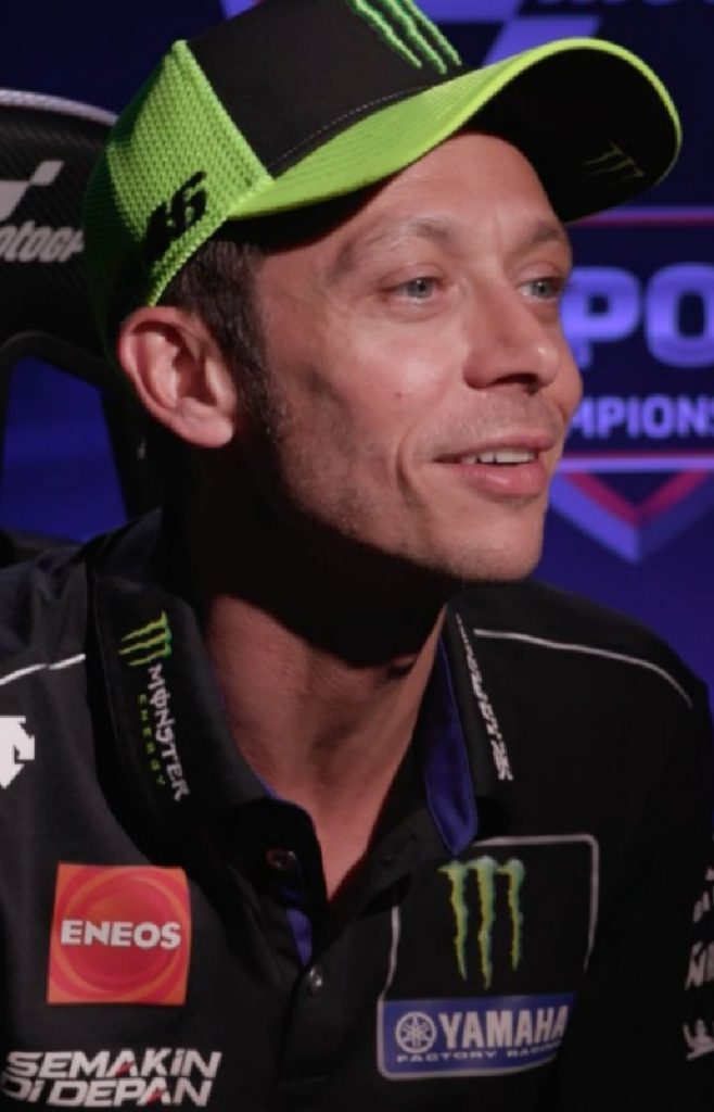 We've all seen @valeyellow46 ride at the Misano World Circuit in real life, but ...