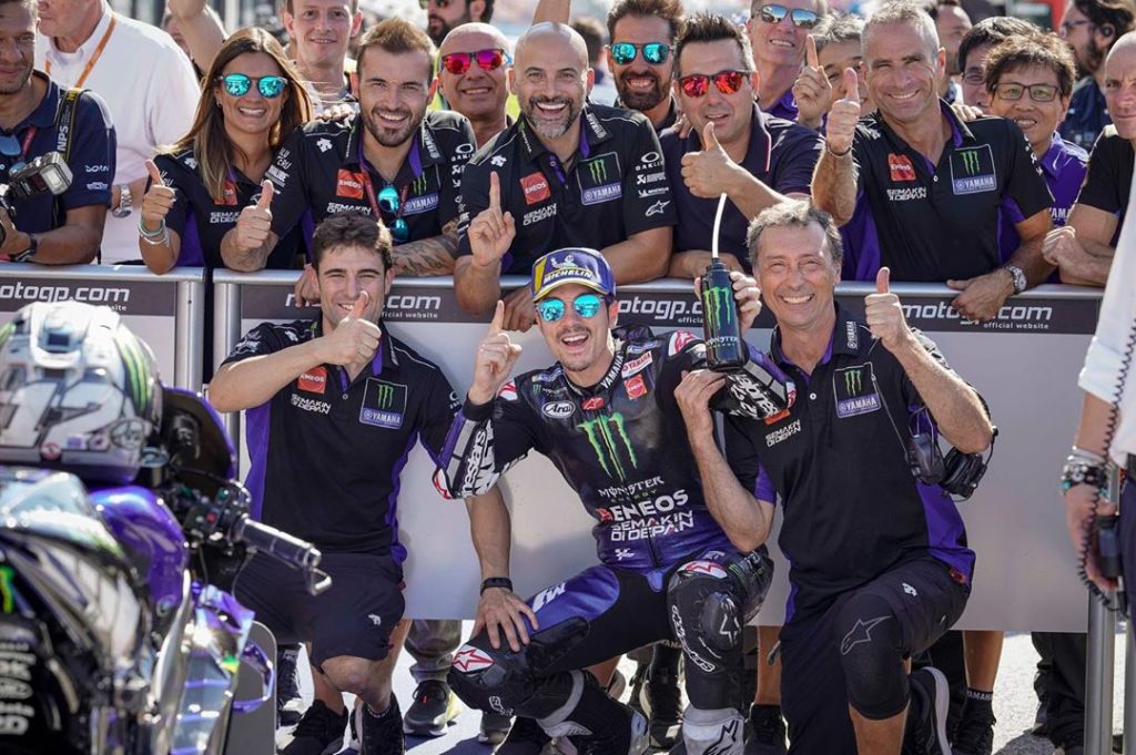 Yamaha MotoGP: @maverick12official : “I’m really happy and excited, because we created a really… @maverick12official : "I'm really happy and excited, because we created a really...