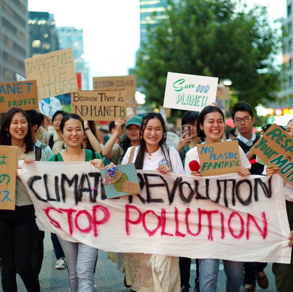 Fridays For Future events across Japan drew more than 5,000 participants on Sept...