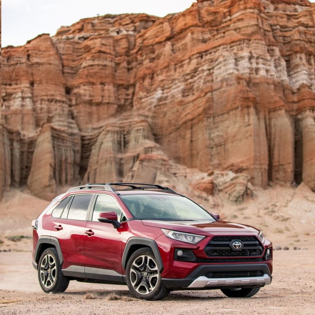Rugged good looks and superior performance. #RAV4 #LetsGoPlaces...