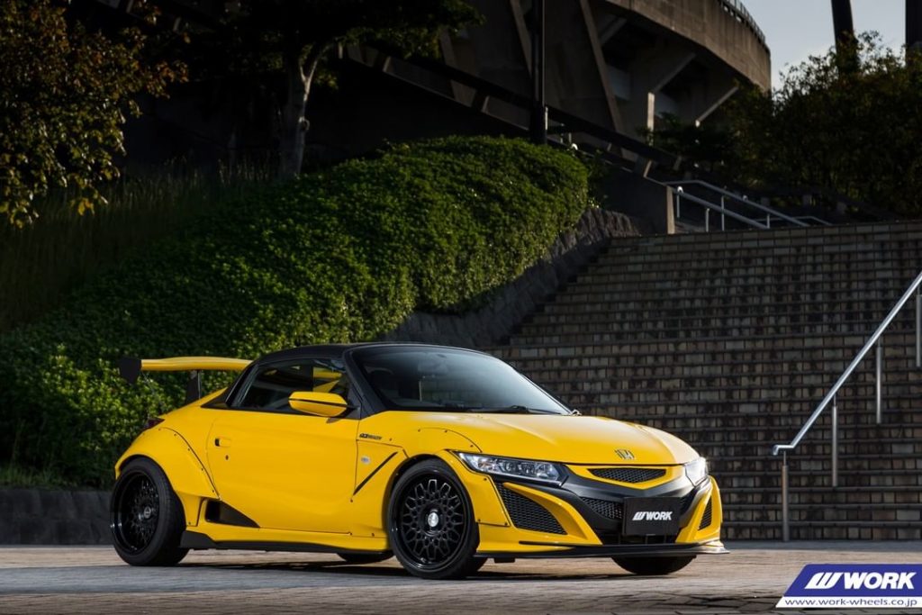@ace.field Honda S660 on WORK Seeker CX #artofwheel #seekercx...
