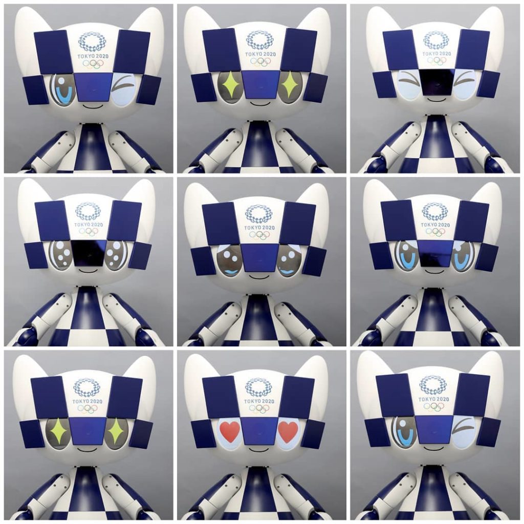 What is your #MondayMood? 

See how the #Tokyo2020 Mascot-Type robot  #Miraitowa...