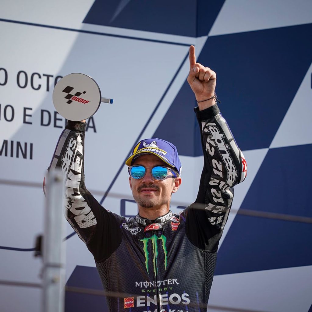 Yamaha MotoGP: @maverick12official : “I’m really happy because it was just about 1.5s to the to… @maverick12official : "I’m really happy because it was just about 1.5s to the to...