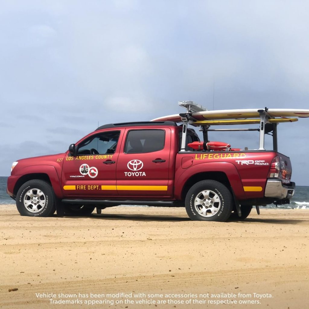 Keeping California beaches safe in style. @lacolifeguards #Tacoma #LetsGoPlaces...