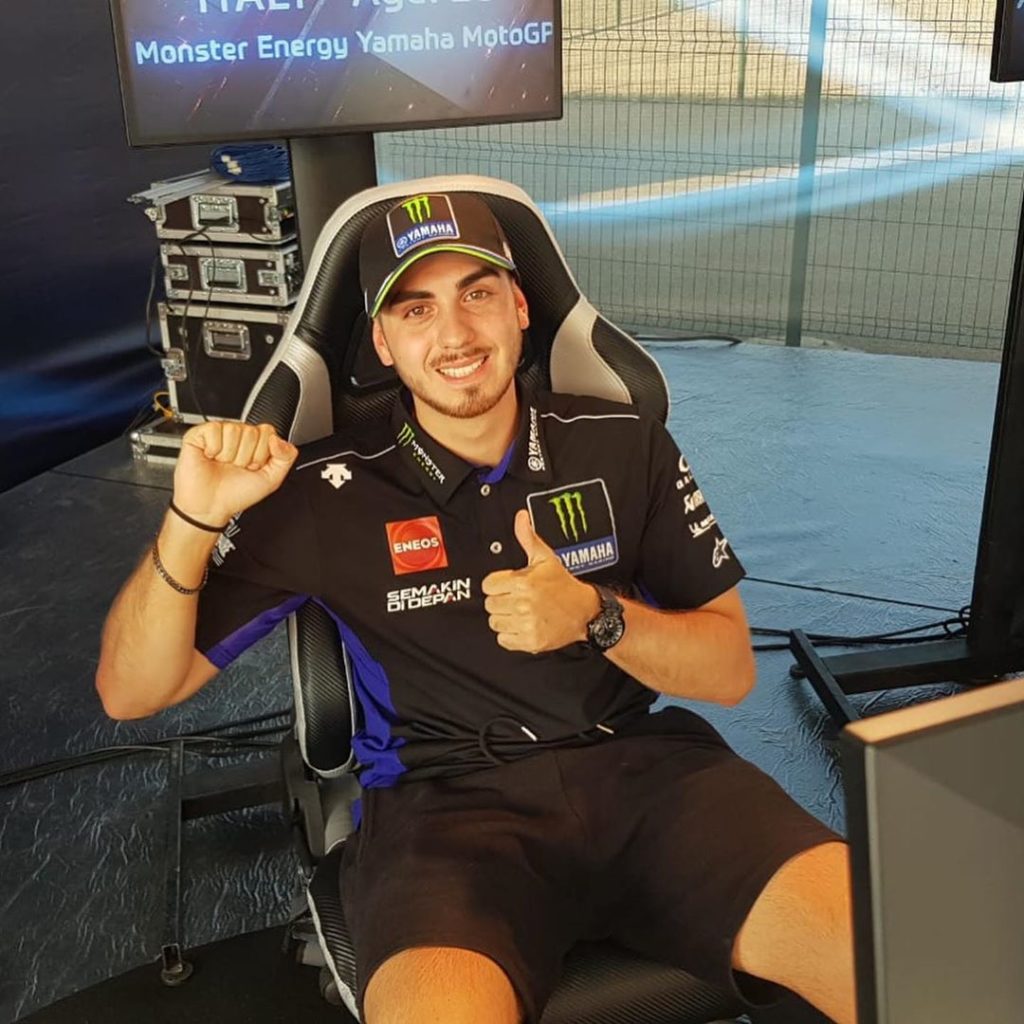 @73trast qualified in 5th and 1st place for Race 3 and 4 of the @motogpesport Gl...