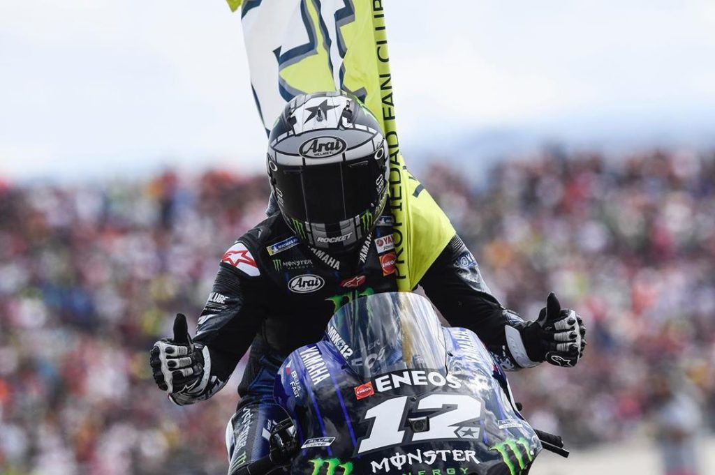 @maverick12official just missed out on a place on the podium in Aragon, but he f...