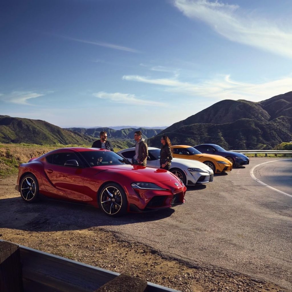 The gang's all here! The all-new 2020 GR #Supra. #LetsGoPlaces...