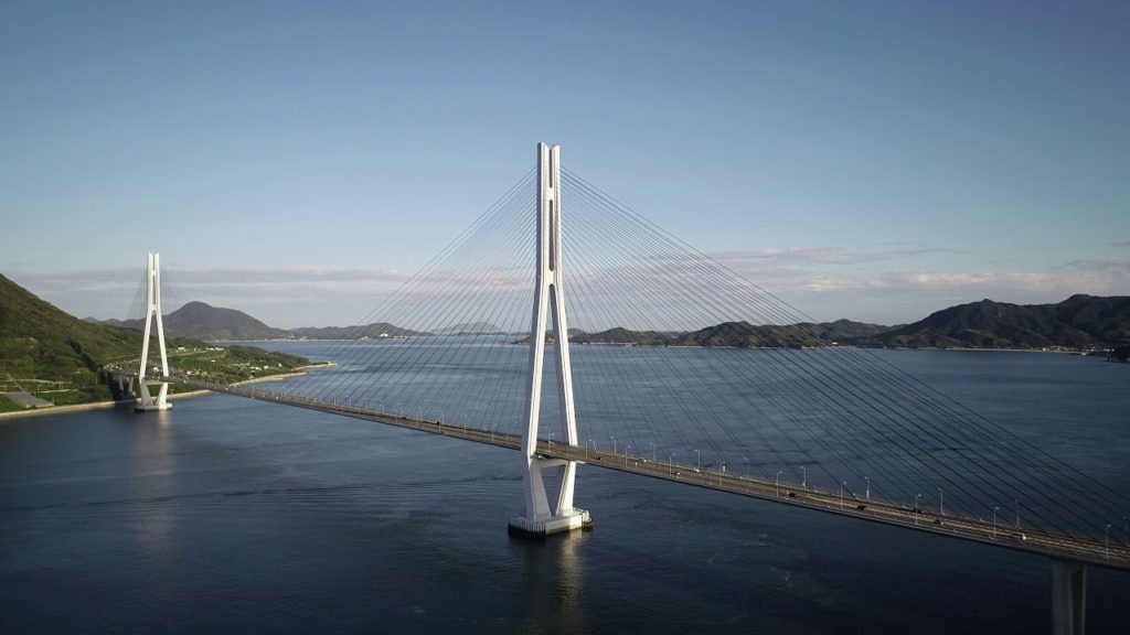 【Phantom4Pro】Drone Shot　Hiroshima Onomichi 　瀬戸田　多々羅大橋　空撮