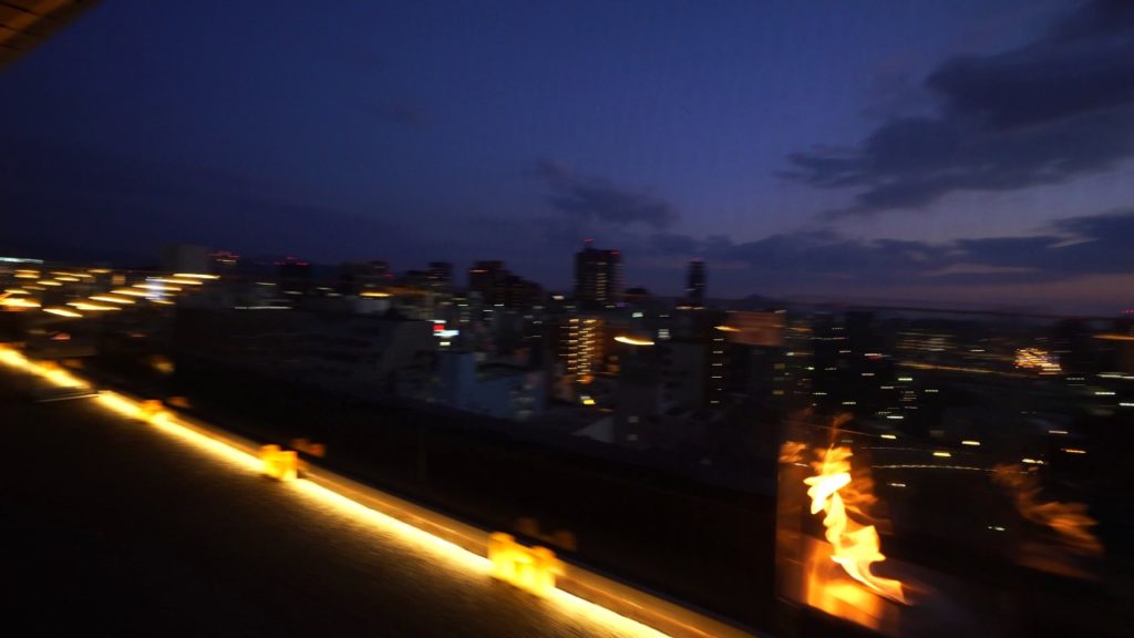 Hiroshima Orizuru Tower(Evening,Twilight and Night)a6500