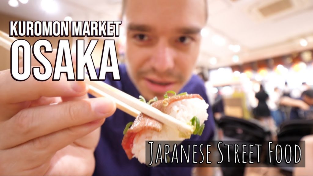 Japanese Street Food At Osaka Kuromon Market - CRAZY Kobe Beef, DEADLY Puffer Fish Sushi (FUGU) ++