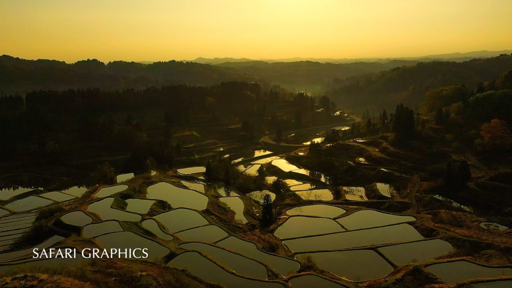 NIIGATA【一生に一度は見たい新潟の絶景】星峠の棚田/DRONE 4K NIIGATA【一生に一度は見たい新潟の絶景】星峠の棚田/DRONE 4K