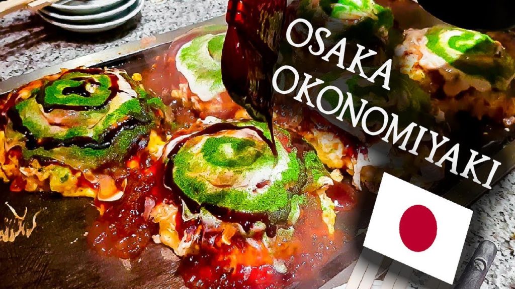 Japanese Street Food - Mizuno Okonomiyaki in Osaka