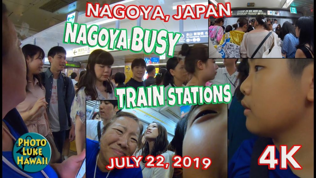 Nagoya Busy Train Stations