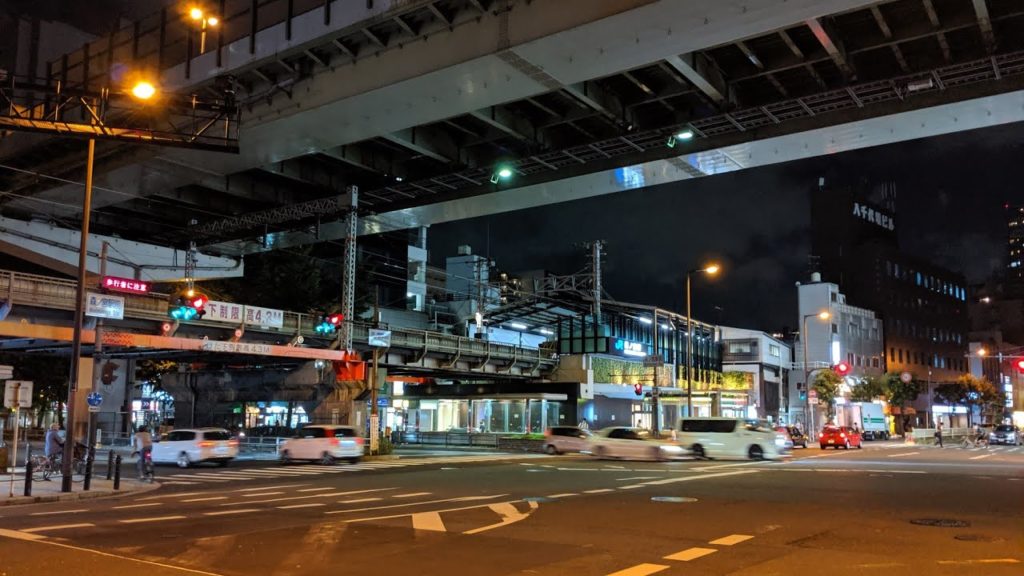 Walking tour in Osaka, Japan-Morimomiya Station 大阪