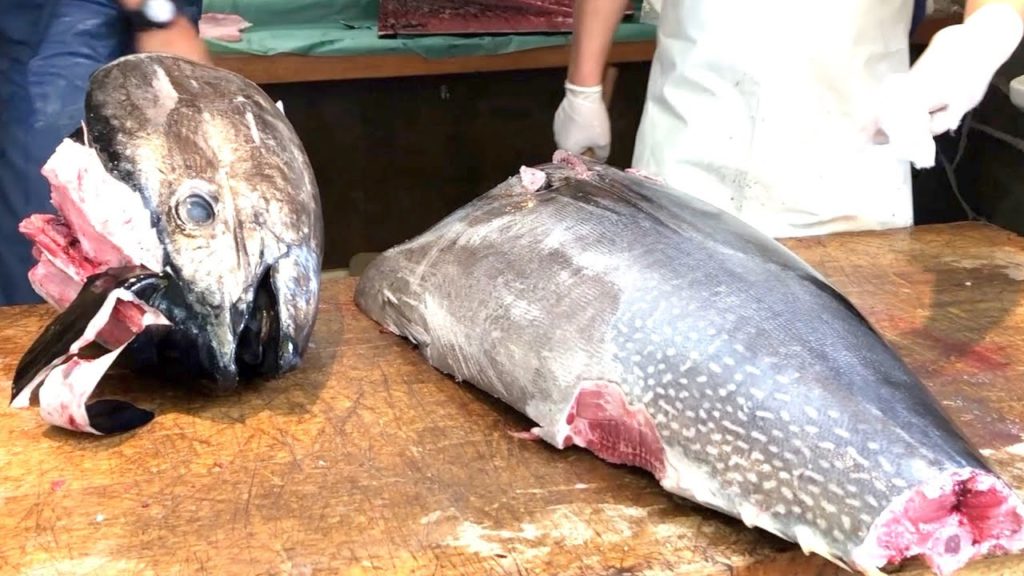 Japanese Street Food - $5,000 BLUEFIN TUNA FISH CUTTING SHOW Tokyo