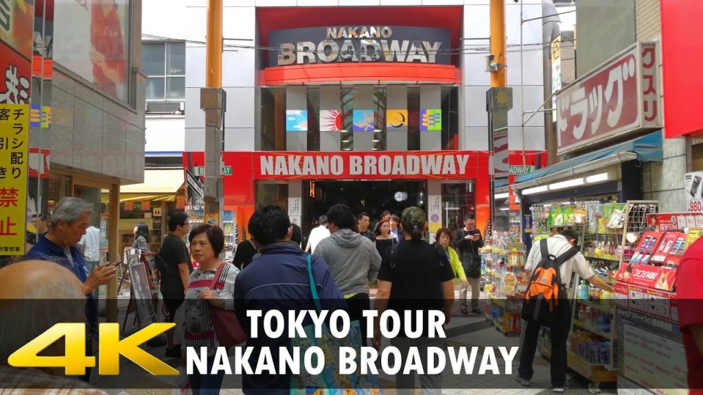 Walking Tour - Nakano Broadway 中野ブロードウェイ Tokyo, in May 2018. DJI Osmo Mobile 2, 4K