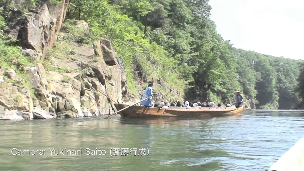 鬼怒川ライン下り　Kinugawa river boat tour　日光 NIKKO（The tourist resort in Japan ）