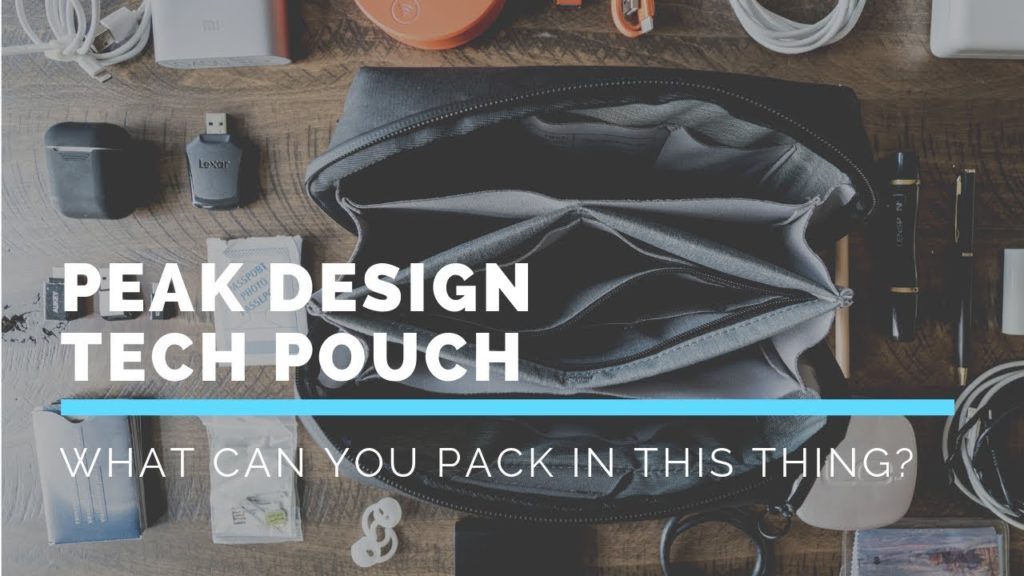 What can you pack inside the Peak Design TECH POUCH? | The Travel Line Kickstarter What can you pack inside the Peak Design TECH POUCH? | The Travel Line Kickstarter