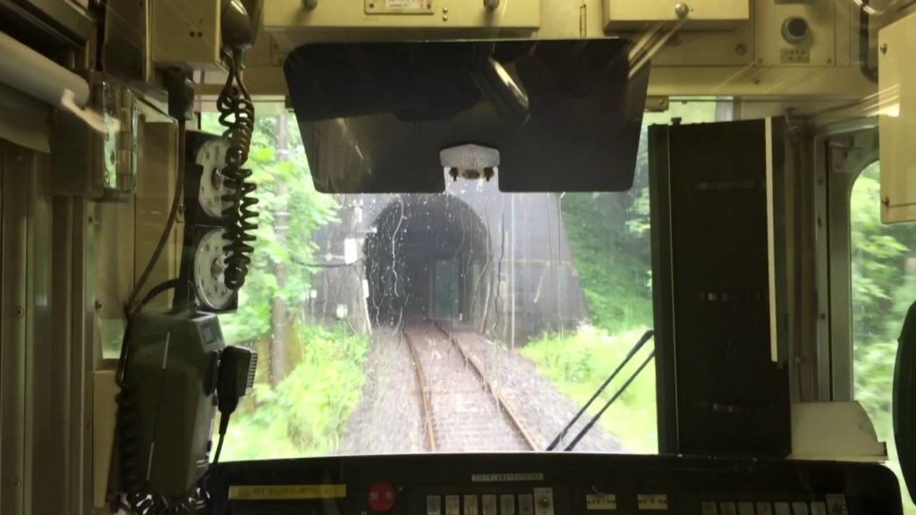 Northern Japan Beautiful Train Time-lapse! 奥羽線大沢駅から福島駅8倍速