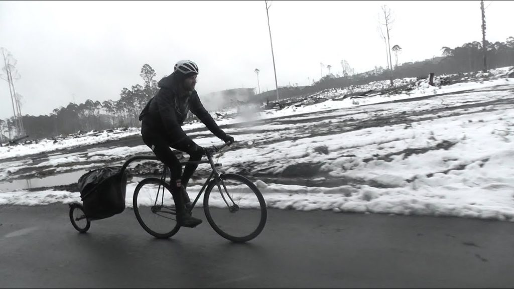 Snow Tour on my Ghetto Fixie