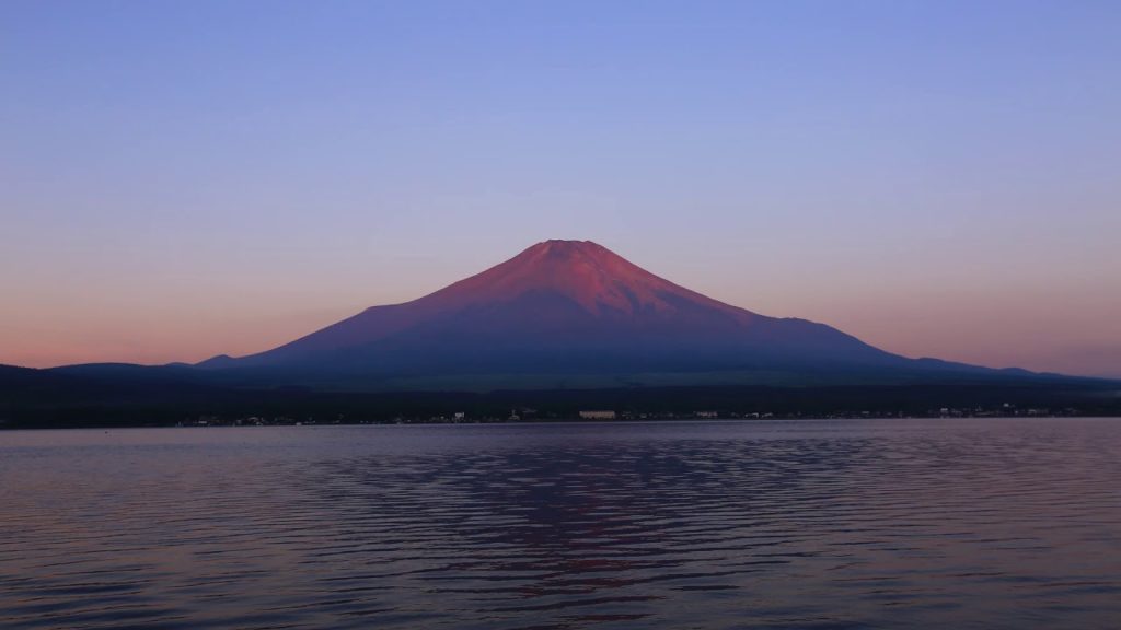 Japan 1 Minute Travel Mt.Fuji Lake Yamanaka-ko