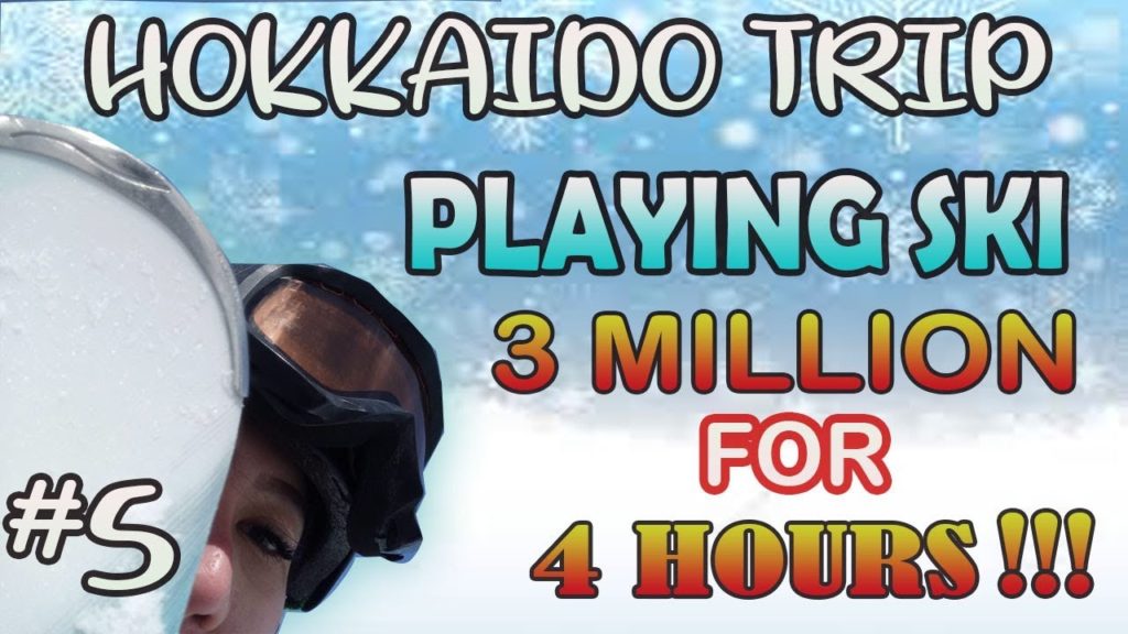 HOKKAIDO TRIP #5 PLAYING SKI AND EATING DELICIOUS CHEESE TARTE IN THE WORLD !