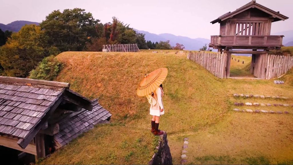 Ruins of Japanese Castle(ドローン空撮 鳥越城)