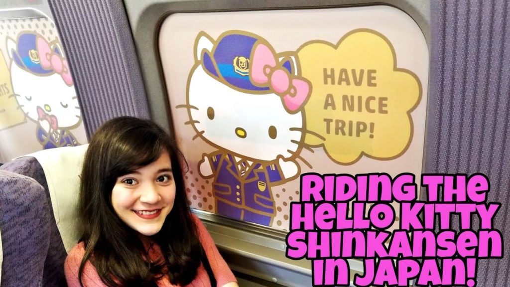 Hello Kitty Shinkansen in Hiroshima Japan