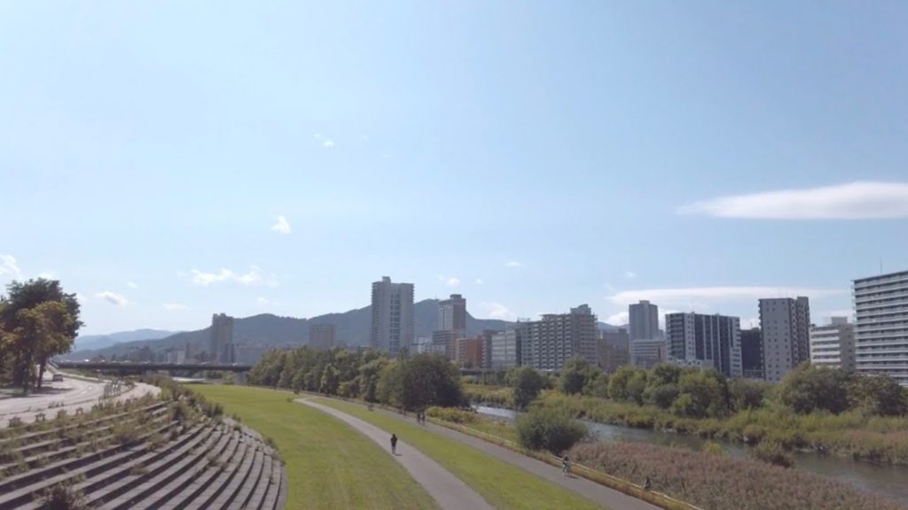 Walking Sapporo, Hokkaido — Route 36  国道36号線