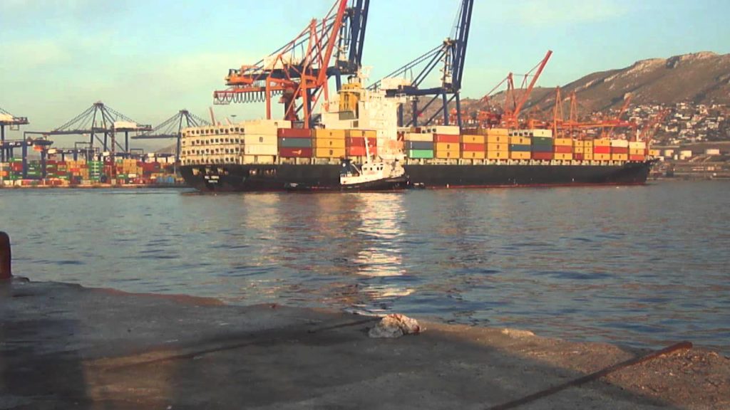 MSC VIENNA arrives at Piraeus Container  Port