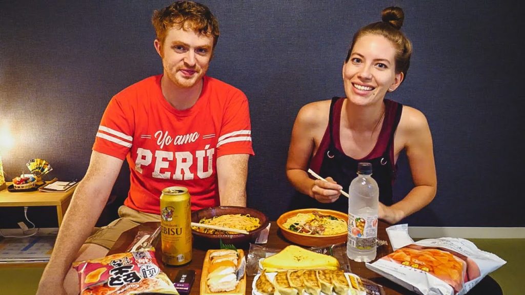 Family Mart Mukbang | Our Japanese Convenience Store Dinner