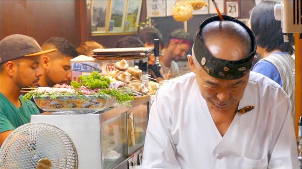 Tokyo Best Street Food - Yakitori Alley Japanese Street Food