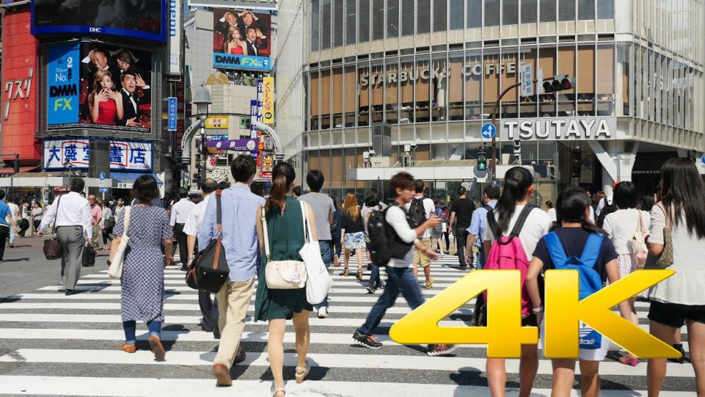 Walking around Shibuya - Tokyo - 渋谷 -4K Ultra HD