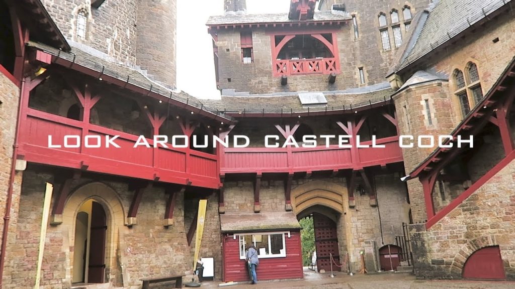 ウェールズの旅2🏴󠁧󠁢󠁷󠁬󠁳󠁿コッホ城・カーディフ北郊の山中に佇む赤い城は迷路の館だった / Castell Coch, Wales Cardiff Travel #2【イギリス旅行】