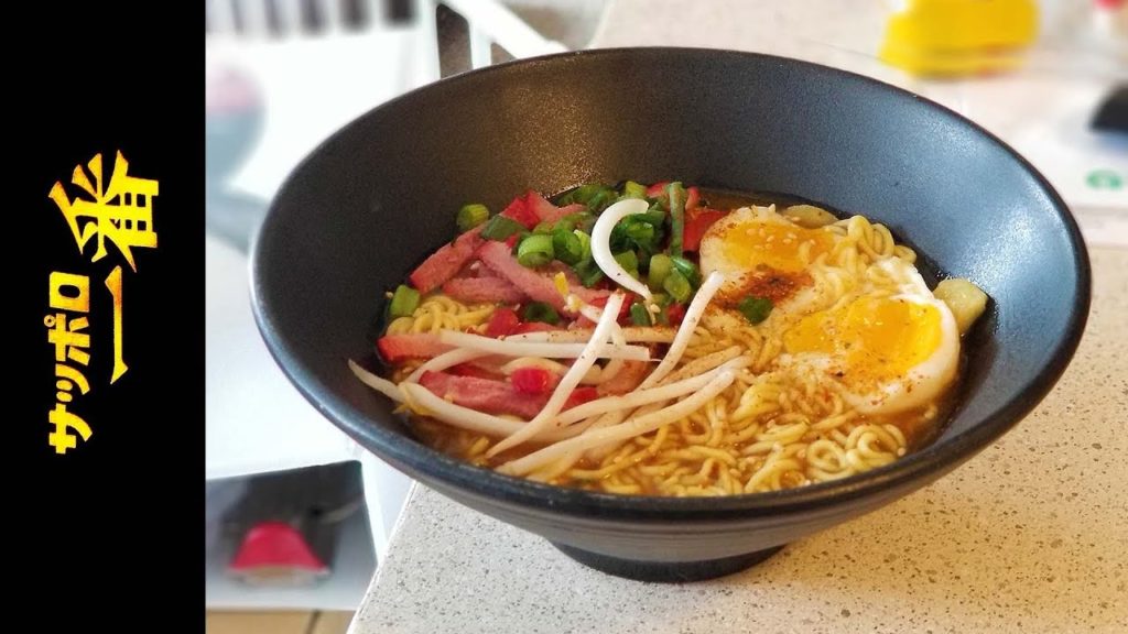 Sapporo Ichiban Japanese Curry Ramen   Instant Noodle Recipe Time   EP 318