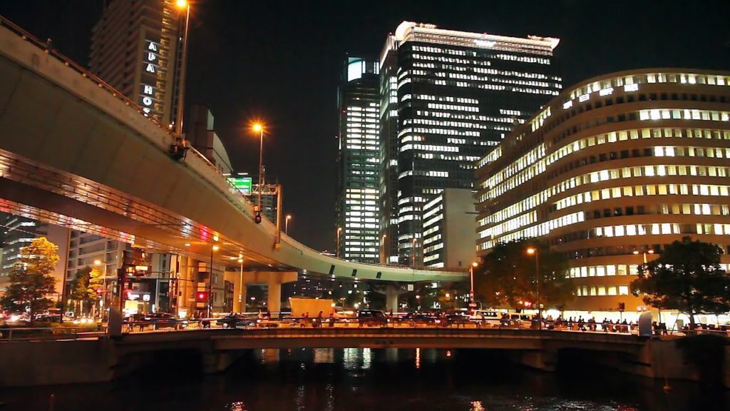 大阪 中之島夜景散歩 西部編 Nakanoshima West Night Walk Tour Osaka Japan