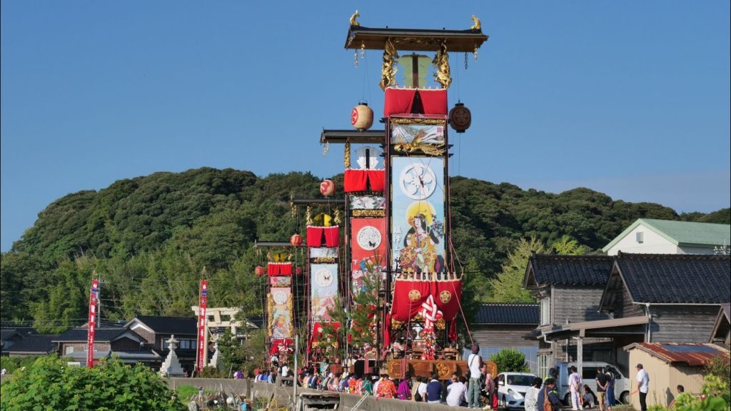 JG☆☆☆8K HDR 石川  能登最大 寺家のキリコ祭り(全編50分) Ishikawa,Kiriko matsuri at Jike (Full Version)