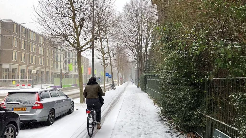 Snow Walk in Amsterdam 2019