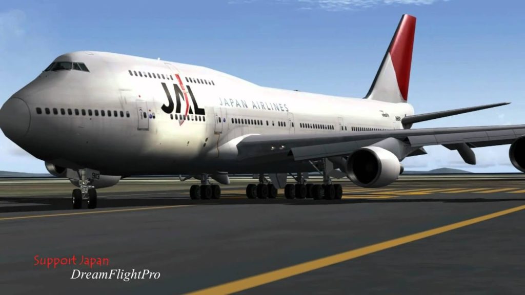 Japan Airlines JAL Takeoff from Sendai Airport FS2004 FS9 MAXED! [1080P]