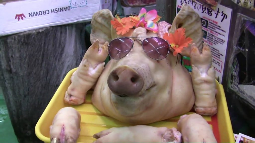 Downtown Naha City Okinawa Kokusai Dori- International Street