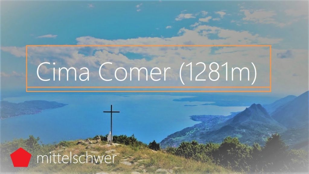 Cima Comer (1281m) bergwandern am Gardasee [Bergtour]