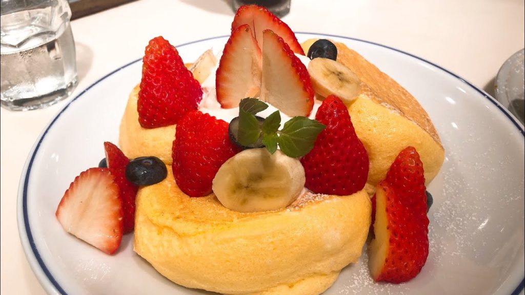 souffle pancake/Jiyugaoka Japan/Japanese Street Food
