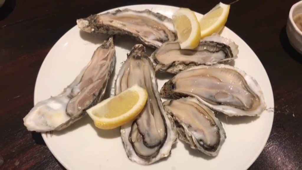Japanese Street Food - Seafood Oyster Sapporo Japan