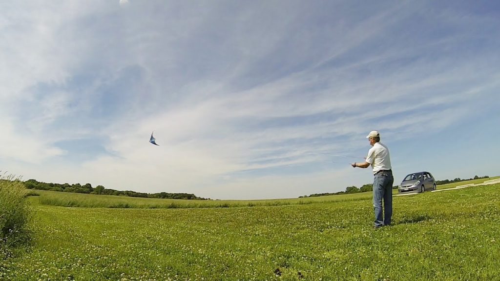 Dual-Line Kite Practice on 6-14-2014