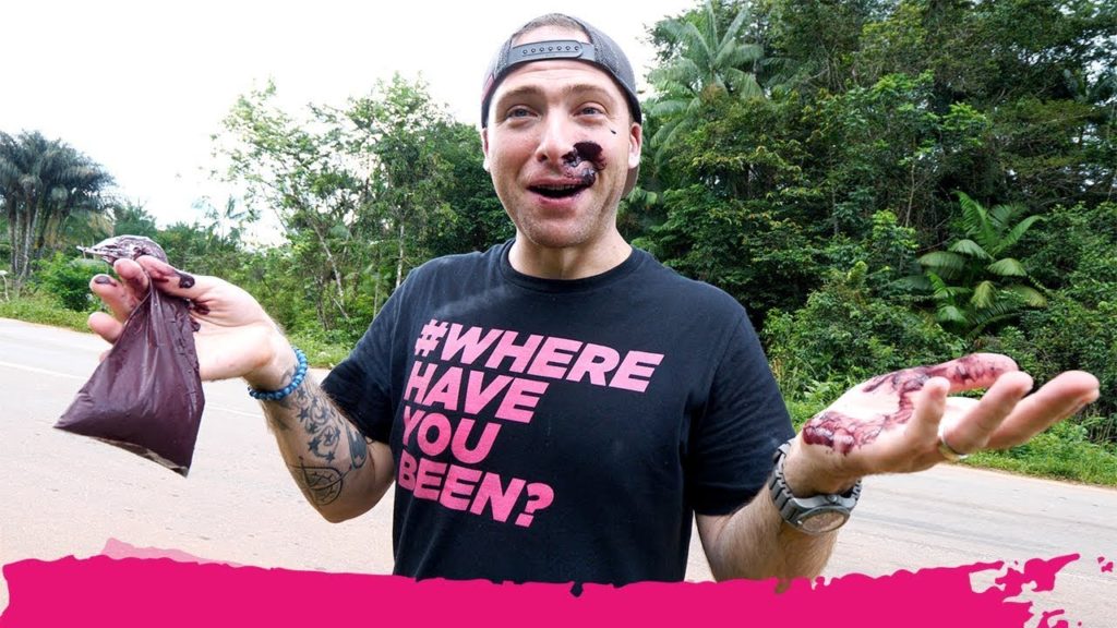 ROADSIDE Surinamese INDONESIAN STREET FOOD + Wild Açaí | Traveling to Albina, Suriname