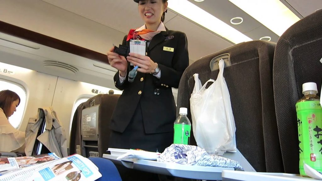 Bullet Train Shinkansen Nozomi Tokyo-Kyoto Green First Class