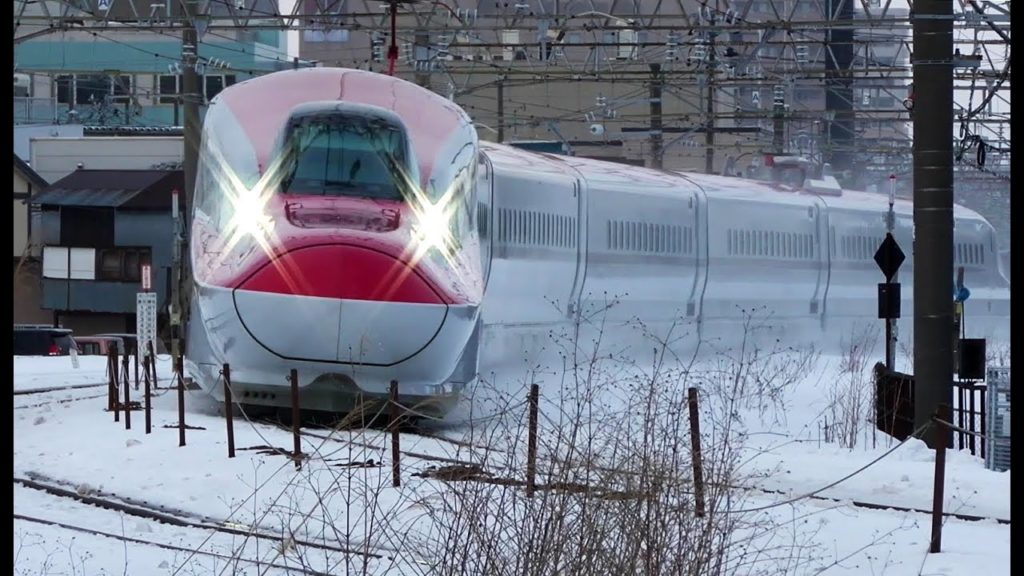 Akita Shinkansen E6系 秋田新幹線 (+E3系) Winter & Spring Mix!